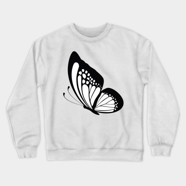 Beauty Butterfly Crewneck Sweatshirt by My Artsam